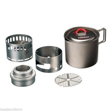 Load image into Gallery viewer, Evernew Titanium Ti Mug Pot 500 / Alcohol Stove / DX Stand Set / System ECA538