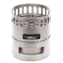 Load image into Gallery viewer, Evernew Titanium Ti Stove & DX Stand Set EBY255 Tri-Fuel Alcohol/Wood/Tablets