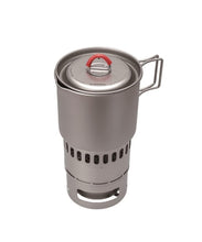 Load image into Gallery viewer, Evernew Titanium Ti Mug Pot 500 / Alcohol Stove / DX Stand Set / System ECA538