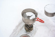 Load image into Gallery viewer, Evernew Titanium Ti UL Ultralight Pot 1300ml w/Lid & Insulated Handles ECA534