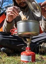 Load image into Gallery viewer, Evernew Titanium Ti UL Pot Set 600ml & 900ml w/Lids & Insulated Handles ECA535