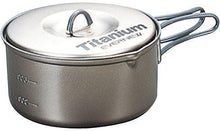Load image into Gallery viewer, Evernew Ultralight Titanium Ti NS Non-Stick Pot 0.9L w/Lid & Handles ECA422