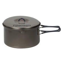 Load image into Gallery viewer, Evernew Ultralight Titanium Ti NS Non-Stick Pot 1.3L w/Lid & Handles ECA423