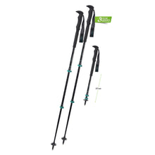 Load image into Gallery viewer, Komperdell Carbon C3 Pro Compact P-Lock Trekking Poles 1-Pair w/Straps & Baskets