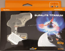 Load image into Gallery viewer, Kovea Supalite Titanium Ultralight Gas Canister Backpacking Stove