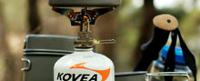 Load image into Gallery viewer, Kovea Titanium Ultralight Piezo Ignition Tiny Gas Canister Backpacking Stove
