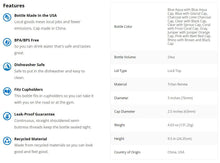 Load image into Gallery viewer, Nalgene Sustain OTF On-The-Fly 24 oz Bottle Coral w/Frost Coral Cap 5565-2124