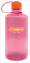 Load image into Gallery viewer, Nalgene Narrow Mouth Sustain 32 oz Bottle Flamingo Pink w/Orange Cap