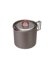 Load image into Gallery viewer, Evernew Titanium Ti Ultralight Mug Pot 500 550ml w/Pour Spout/Lid/Handles ECA537