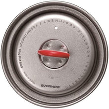 Load image into Gallery viewer, Evernew Titanium Ti Ultralight Mug Pot 500 550ml w/Pour Spout/Lid/Handles ECA537