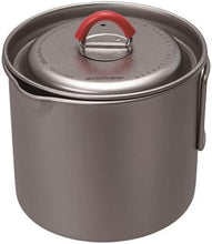 Load image into Gallery viewer, Evernew Titanium Ti Ultralight Mug Pot 500 550ml w/Pour Spout/Lid/Handles ECA537