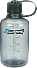 Load image into Gallery viewer, Nalgene Narrow Mouth Sustain 16 oz Bottle Gray w/Black Cap