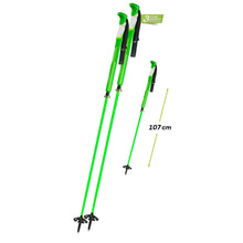 Load image into Gallery viewer, Komperdell Fatso Carbon Team Vario P-Lock Trekking Poles 1-Pair w/Straps/Baskets