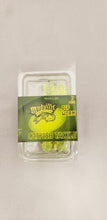 Load image into Gallery viewer, Mudville Catmaster Chartreuse Dip Worm Catfish Lure w/Treble Hook/Leader 2-Pack