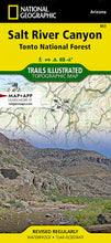 Load image into Gallery viewer, National Geographic Trails Illustrated AZ Salt River Canyon Trail Map TI00000853