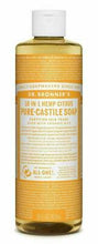 Load image into Gallery viewer, Dr Bronner's / Bronners 18-In-1 Hemp Citrus Scent Pure-Castile Soap 16oz Organic
