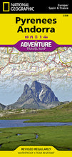 Load image into Gallery viewer, National Geographic Adventure Map Pyrenees & Andorra, Spain/France Europe AD00003308