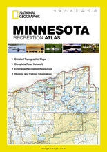 Load image into Gallery viewer, National Geographic Minnesota Recreation Atlas Map Road & Topo Maps ST01020697