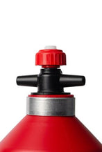 Load image into Gallery viewer, Trangia 0.3 L Red HDPE Fuel Bottle w/Safety Valve for Filling Alcohol Stoves
