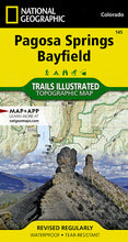Load image into Gallery viewer, National Geographic Trails Illustrated Colorado Pagosa Springs Bayfield Map TI00000145
