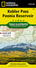 Load image into Gallery viewer, National Geographic Trails Illustrated Colo Kebler Pass Paonia Reservoir Map TI00000133