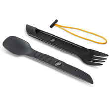 Load image into Gallery viewer, UCO Switch Spork Utensil Set w/Tether Venture (Gray/Black) F-SP-SWITCH