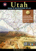 Load image into Gallery viewer, National Geographic Benchmark Utah UT Road & Recreation Atlas Map BE0BENUTAT