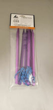 Load image into Gallery viewer, Liberty Mountain Purple Anodized Aluminum 9" Y Tent Pegs / Stakes 6-Pack