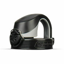 Load image into Gallery viewer, Nalgene On The Fly 24oz Water Bottle Clear w/Black OTF Cap - BPA Free
