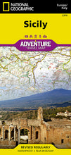 Load image into Gallery viewer, National Geographic Adventure Map Island of Sicily, Italy Europe AD00003310