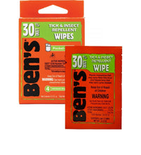 Load image into Gallery viewer, Ben's 30% DEET Wilderness Repellent Travel Wipes 4-Pack xxx