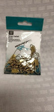 Load image into Gallery viewer, Hurricane Brass Snap Swivel Size 1 - Barrel Swivel w/Interlocking Snap 12-Pack