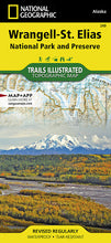 Load image into Gallery viewer, National Geographic Alaska Wrangell-St. Elias Trails Illustrated Map TI00000249