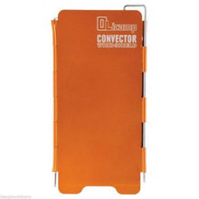 Load image into Gallery viewer, Olicamp Convector Windshield Anodized Aluminum Windscreen Orange w/Stuff Bag