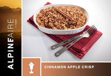 Load image into Gallery viewer, AlpineAire Cinnamon Apple Crisp w/French Vanilla Camping Food Pouch 60215