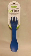 Load image into Gallery viewer, Human Gear GoBites Uno Spoon/Fork Combo Utensil Blue - Sturdy BPA-Free Nylon