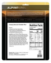 Load image into Gallery viewer, AlpineAire Creamy Broccoli Cheddar Rice 60125