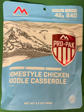 Load image into Gallery viewer, Mountain House Homestyle Chicken Noodle Casserole Pro-Pak 50161