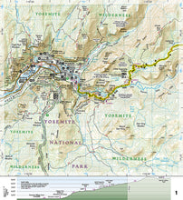 Load image into Gallery viewer, National Geographic Trails Illustrated John Muir Trail CA Topo Map Guide TI00001001