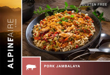 Load image into Gallery viewer, AlpineAire Spicy Pork Jambalaya w/Rice Freeze Dried Camping Food Pouch 60600