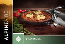 Load image into Gallery viewer, AlpineAire African Shakshuka w/Eggs & Rice Freeze Dried Camping Food Pouch 60130