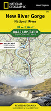Load image into Gallery viewer, National Geographic Trails Illustrated WV River Gorge National River Map TI00000242