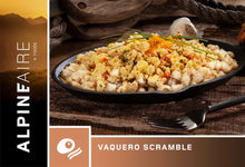 Load image into Gallery viewer, AlpineAire Vaquero Scramble w/Eggs & Potatoes Freeze Dried Camp Food Pouch 60140