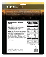 Load image into Gallery viewer, AlpineAire Wild Mushroom Fettucine Alfredo 60145