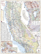 Load image into Gallery viewer, National Geographic Benchmark California CA Recreation Map BE0BENCARD