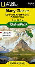 Load image into Gallery viewer, National Geographic MT Glacier Waterton Map Bundle TI01020577B