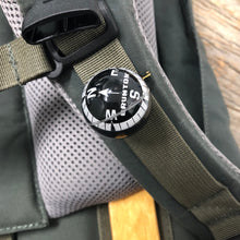 Load image into Gallery viewer, Brunton Tag-Along Globe Compass Liquid Filled Pin-On Compass F-TAGLOBE