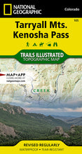 Load image into Gallery viewer, National Geographic Trails Illustrated Colo Tarryall Mtns Kenosha Pass Map TI00000105