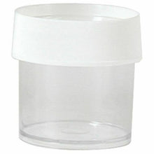 Load image into Gallery viewer, Nalgene 4oz Poly Straight-Side Wide Mouth Storage Bottle/Jar Clear w/White Lid