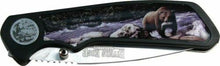 Load image into Gallery viewer, Rivers Edge Lock Blade Brown Bear Knife w/2.5" Stainless Steel Blade & Belt Clip
